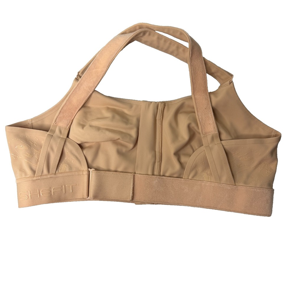 SHEFIT FLEX Sports Bra Sandstorm Size 6Luxe Supportive Activewear Medium Impact - Picture 4 of 7